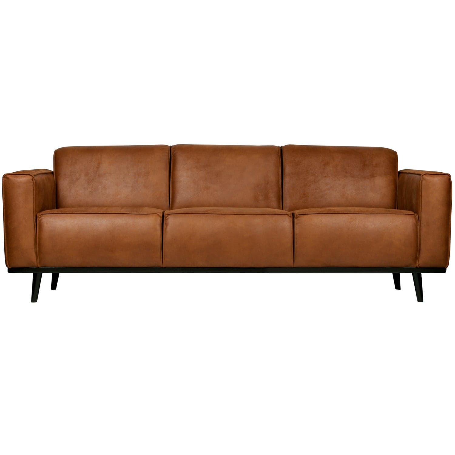 STATEMENT 3-ZITS BANK 230 CM ECOLEER COGNAC