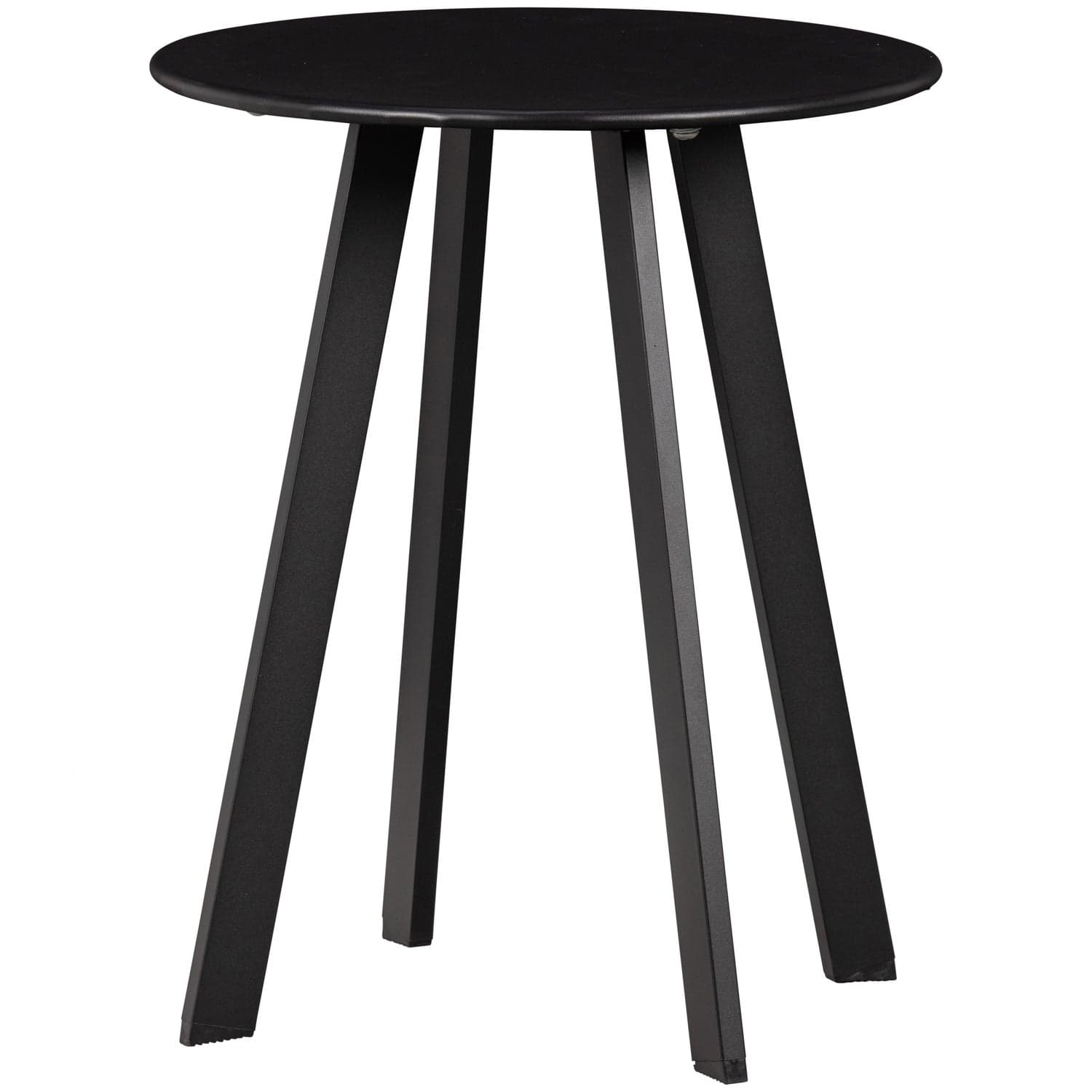 FER TUIN BIJZETTAFEL O40 CM METAAL ZWART