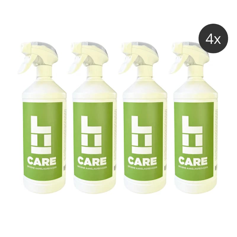 Groene aanslagreiniger set/4