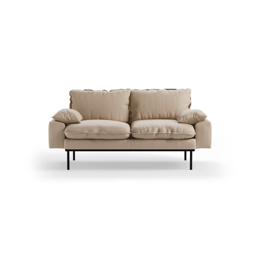 Retro sofa: 2-seats, knotted