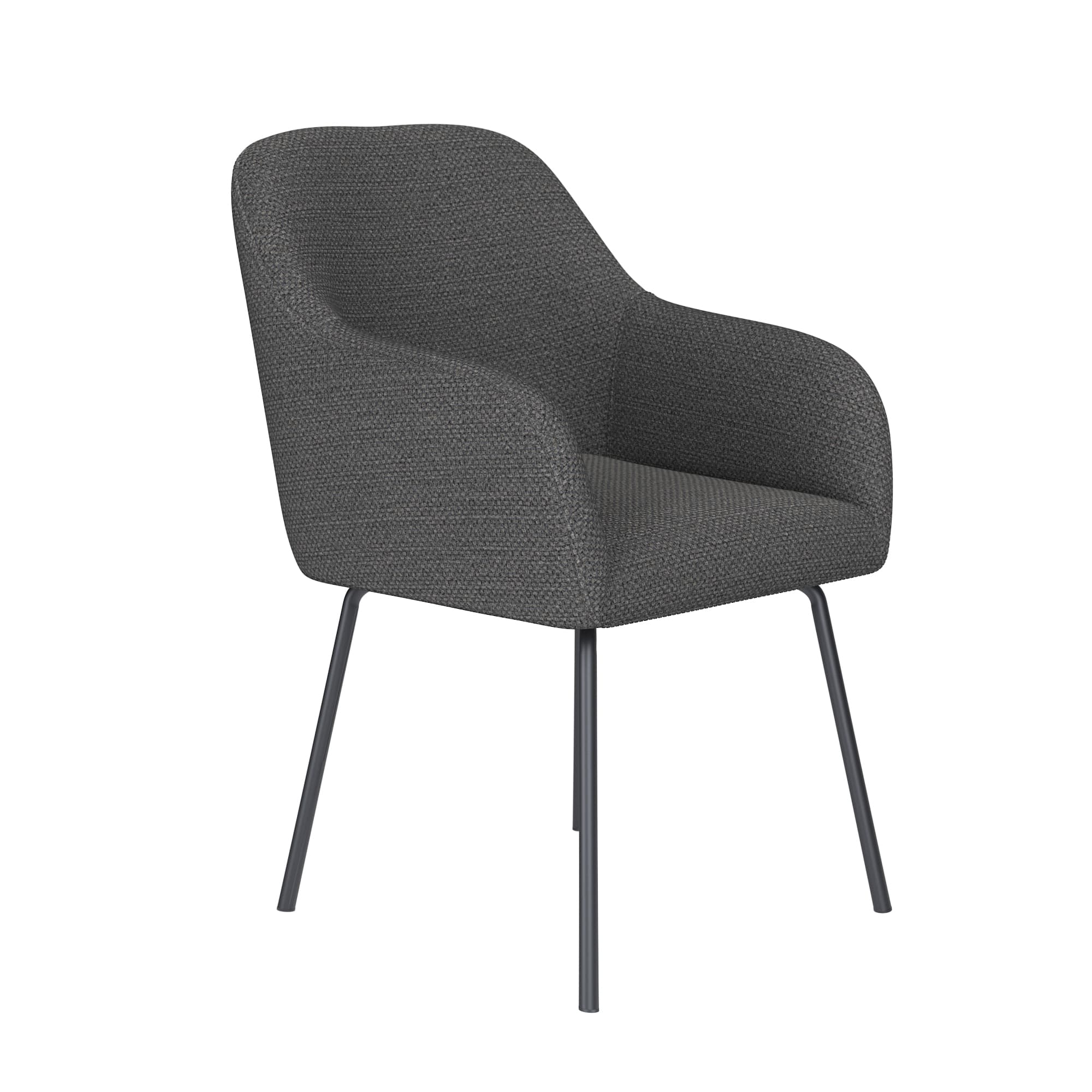 Chair Otis Grey 4 Metal Legs