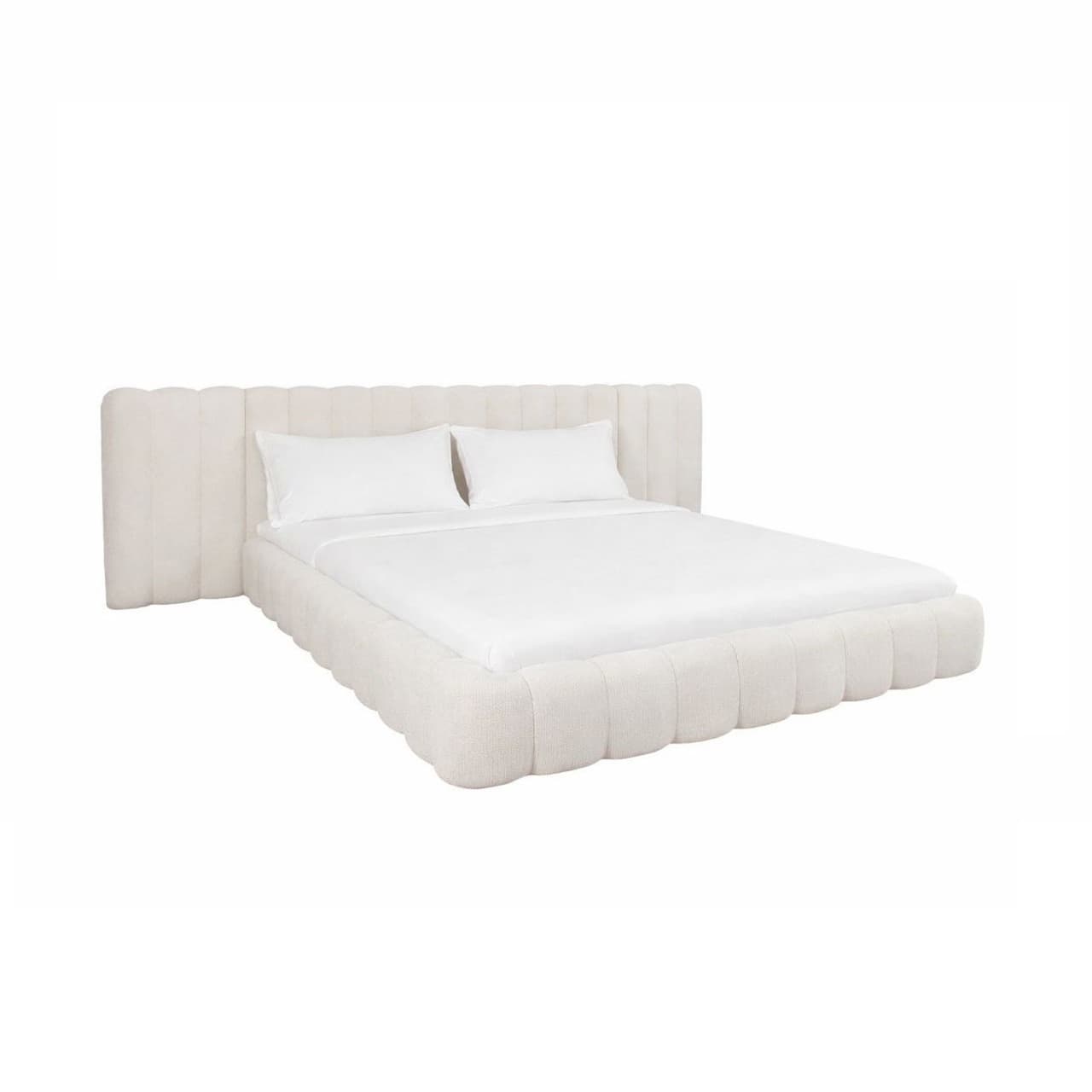 Bed Cupidon cream fancy 180x210 (mattress size (excl.)) with storage