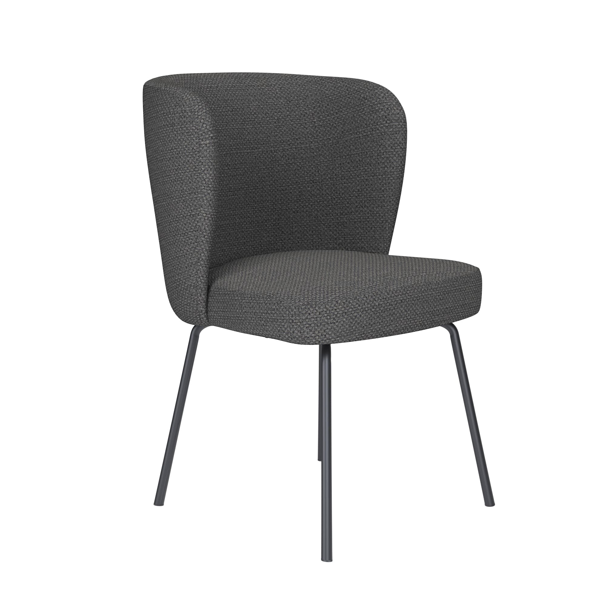 Chair Stan Grey 4 Metal Legs