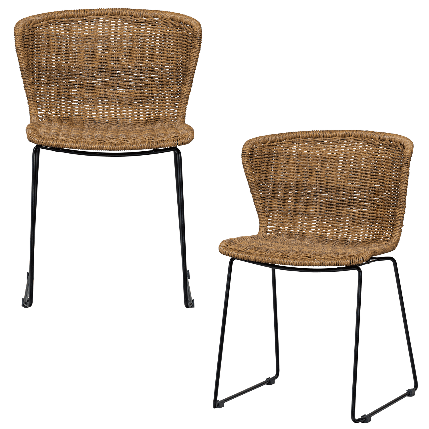 WINGS TUINSTOEL TOUW NATUREL - SET VAN 2