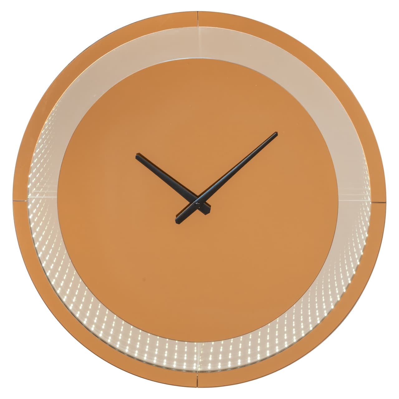 Wandlamp Julia brown - Led Clock