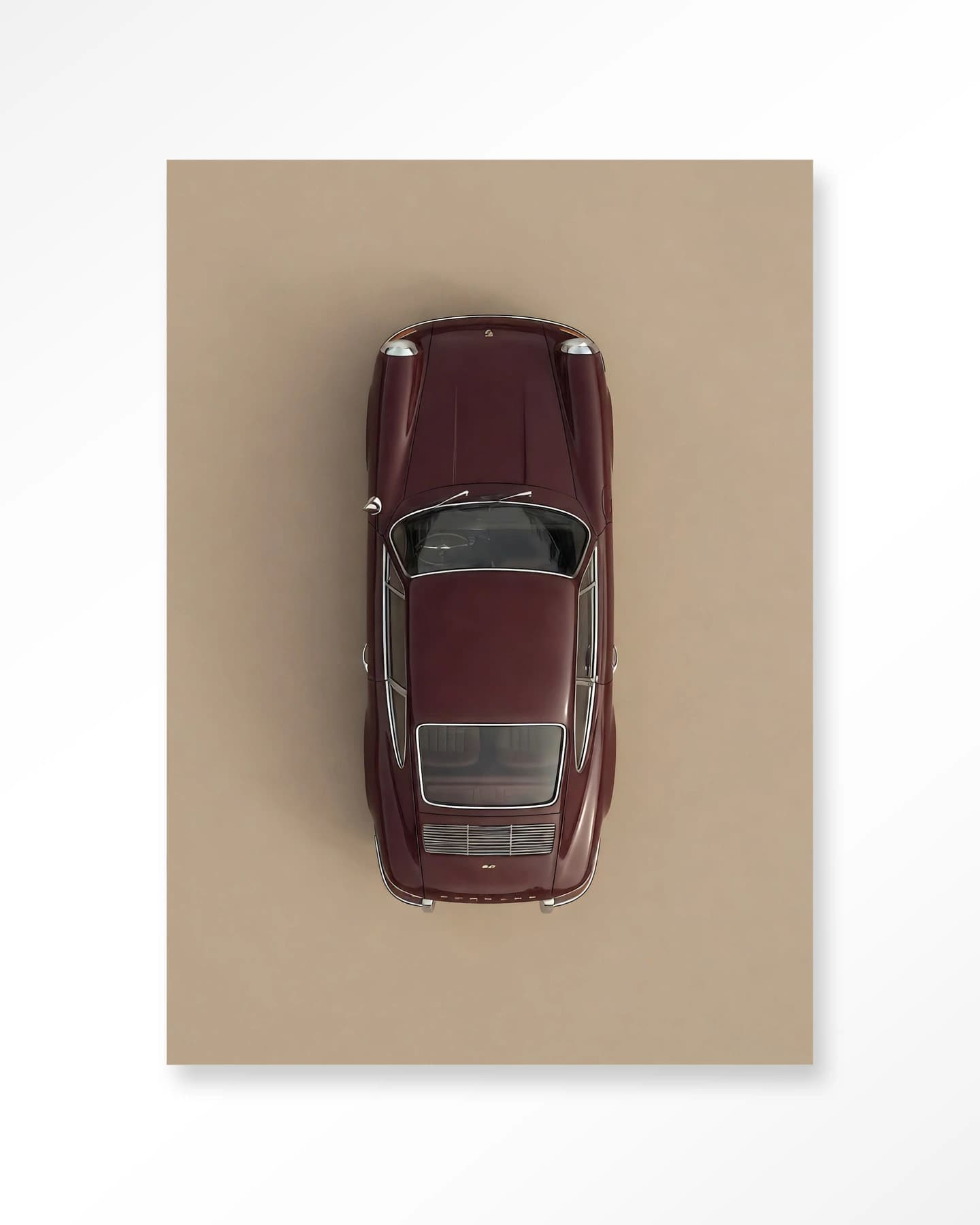 Topview Porsche Red