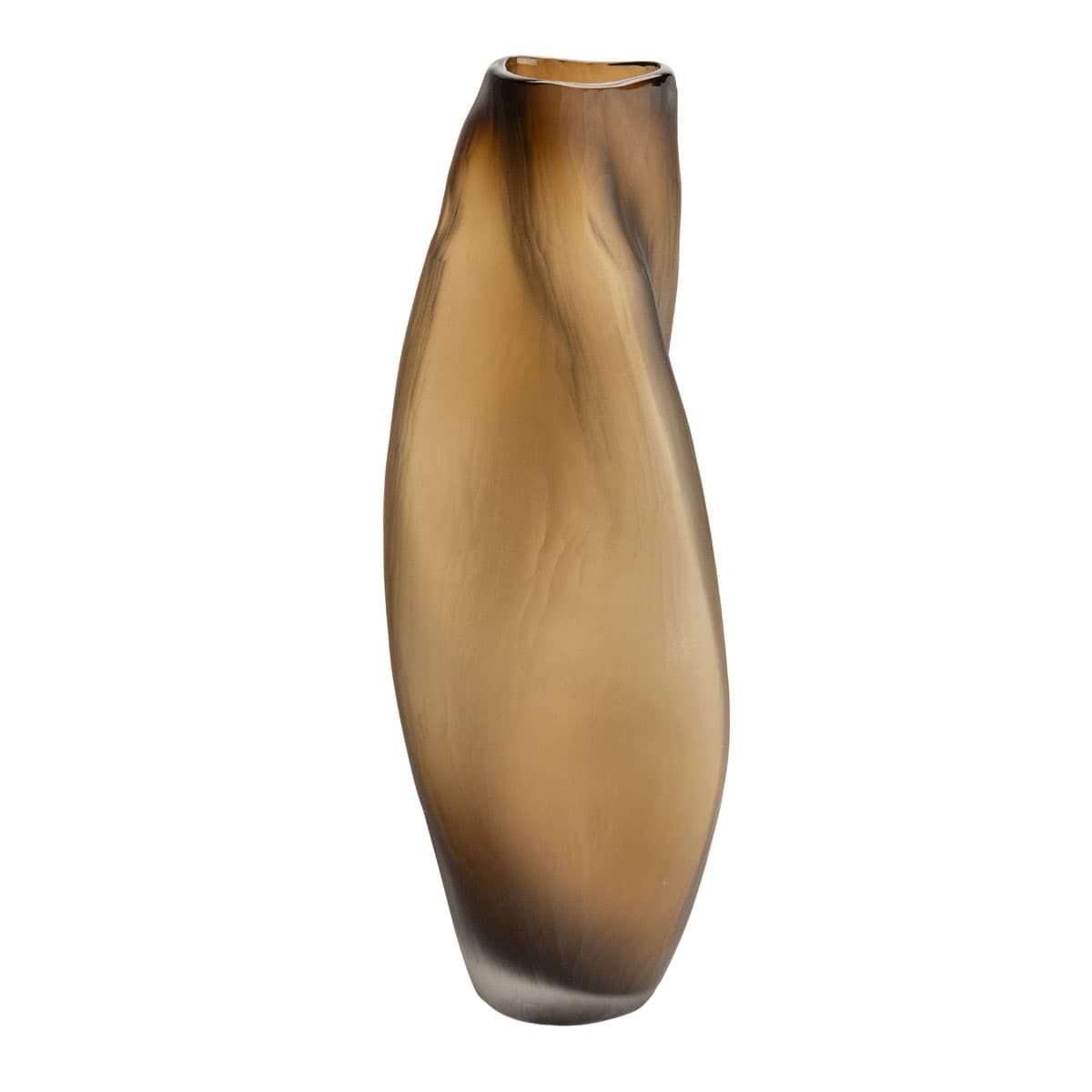 Vaas Selar 21x60 cm - bruin
