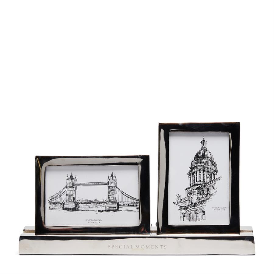 RM Double Photo Frame silver 10x15