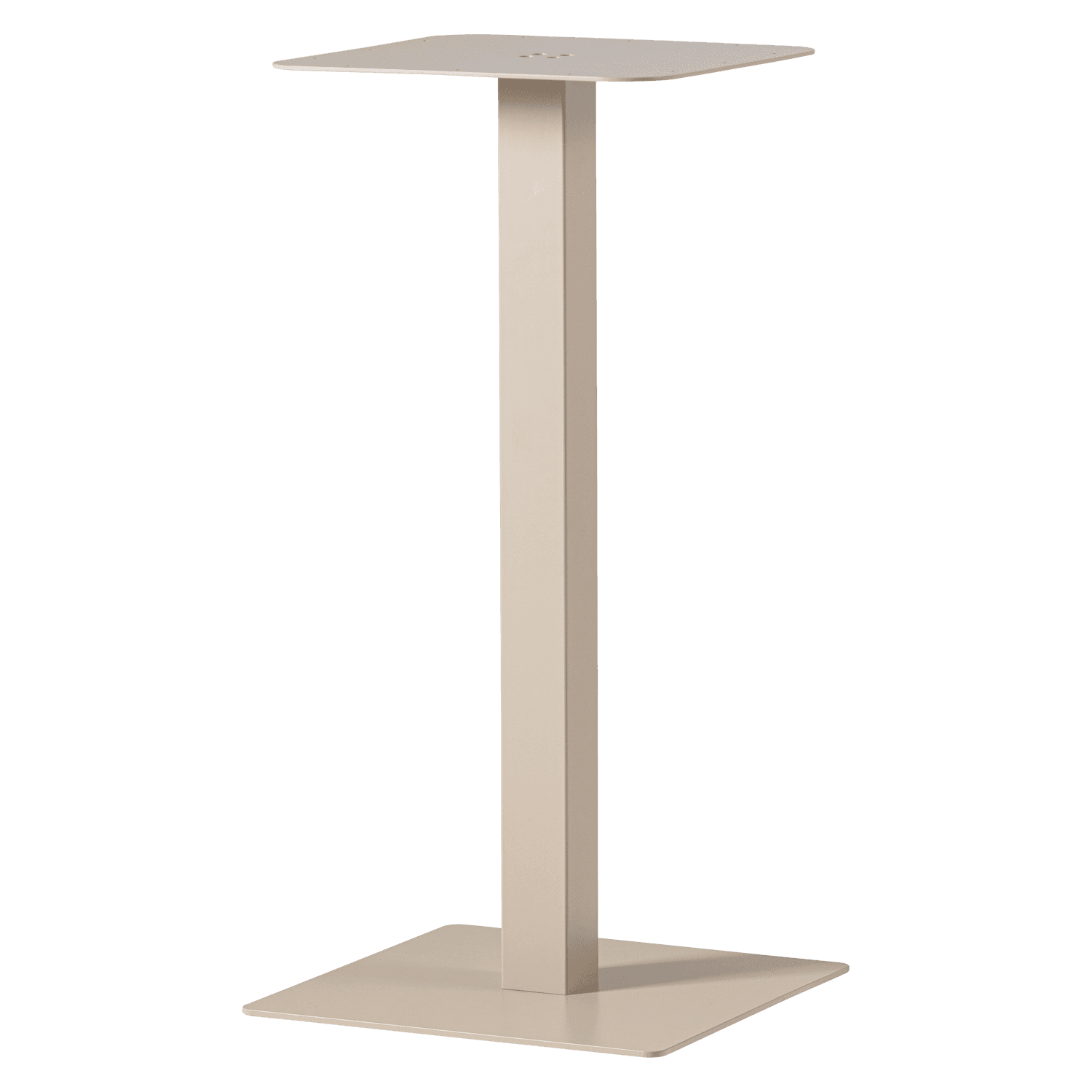 BISTRO VIERKANTE BARTAFEL POOT METAAL DAKARGRAU 105X50X50 CM