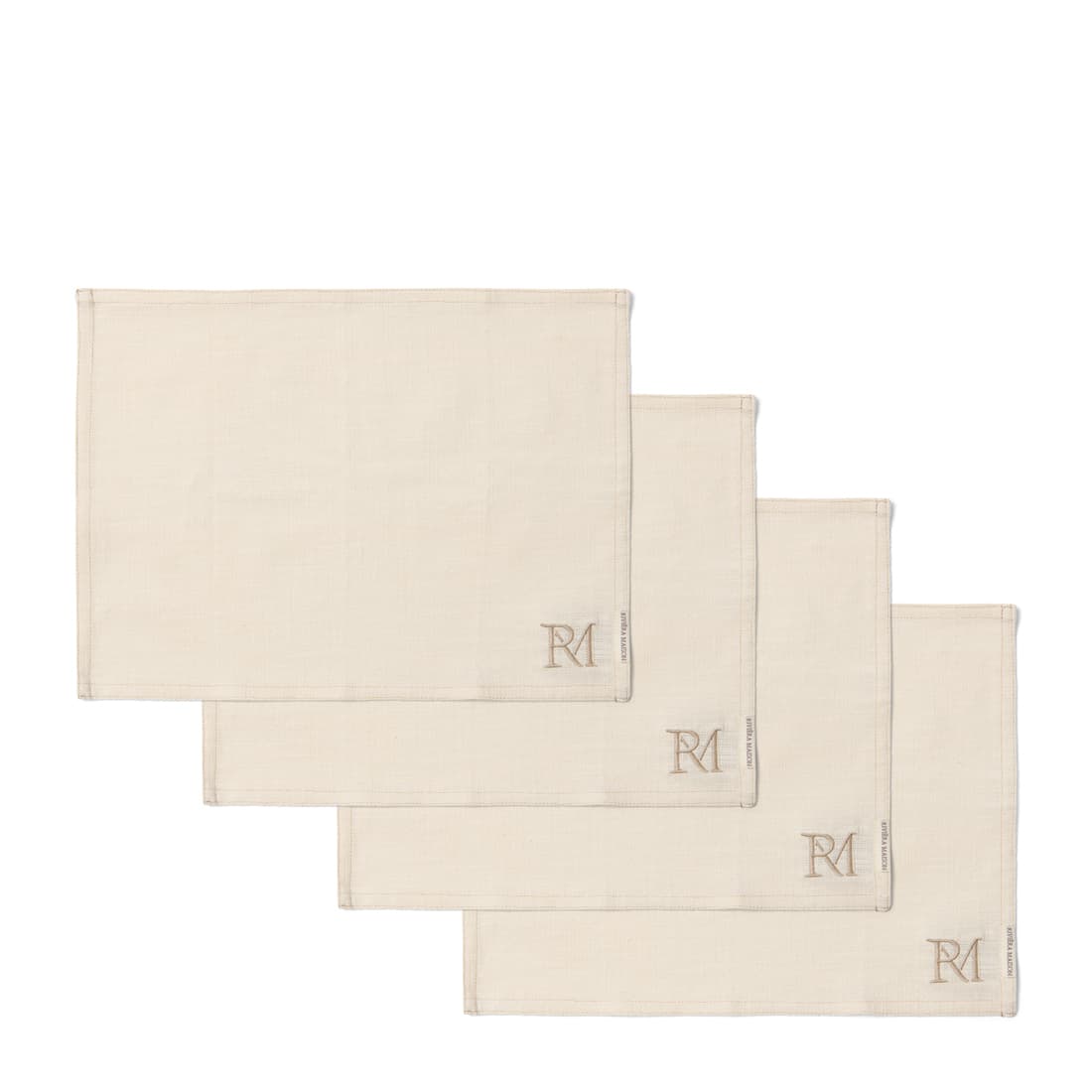 RM Monogram Placemat 4 Pieces