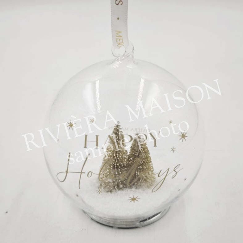 Happy Holidays Ornament Dia 10
