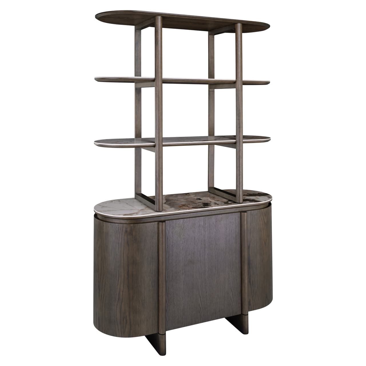 Wandkast Langford brown