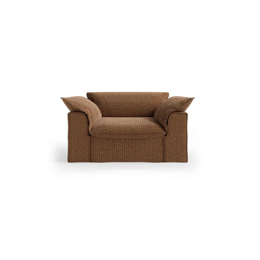 Nomad couch: loveseat, corduroy velvet
