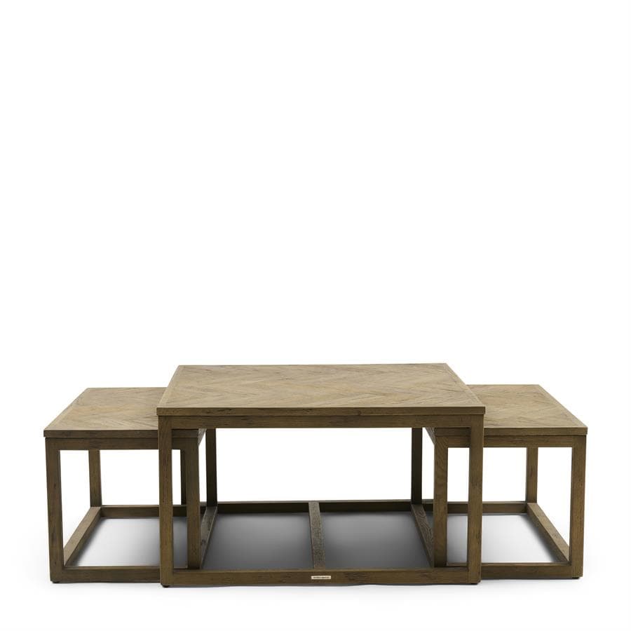 Harbour Island Square Coffee Table S/3