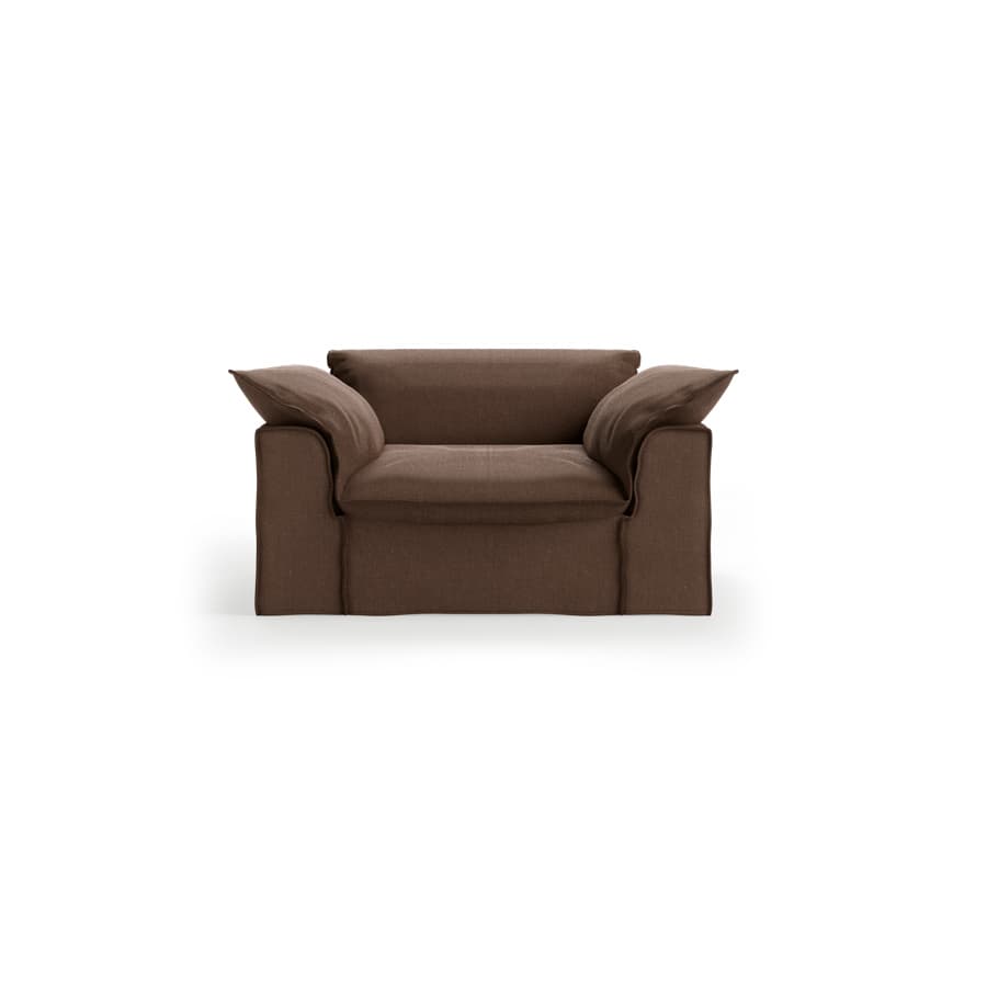 Nomad couch: loveseat, whisper