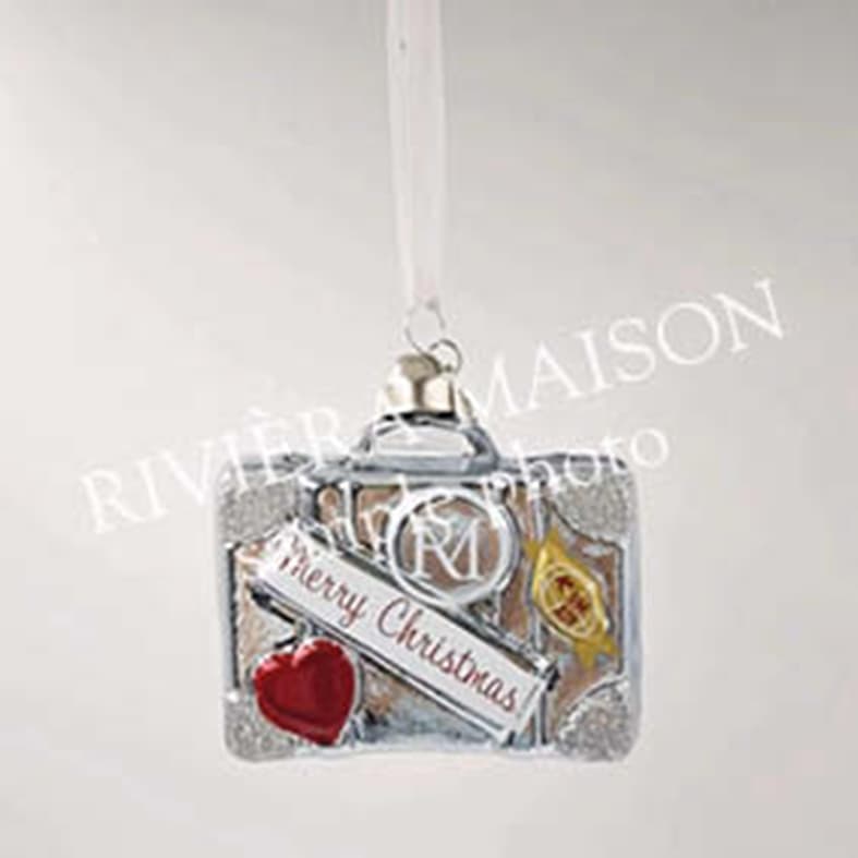 Christmas Suitcase Ornament