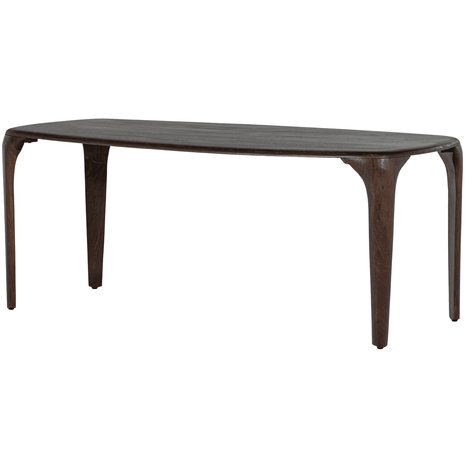 FIORE EETTAFEL MANGOHOUT DONKERBRUIN 190x95 CM