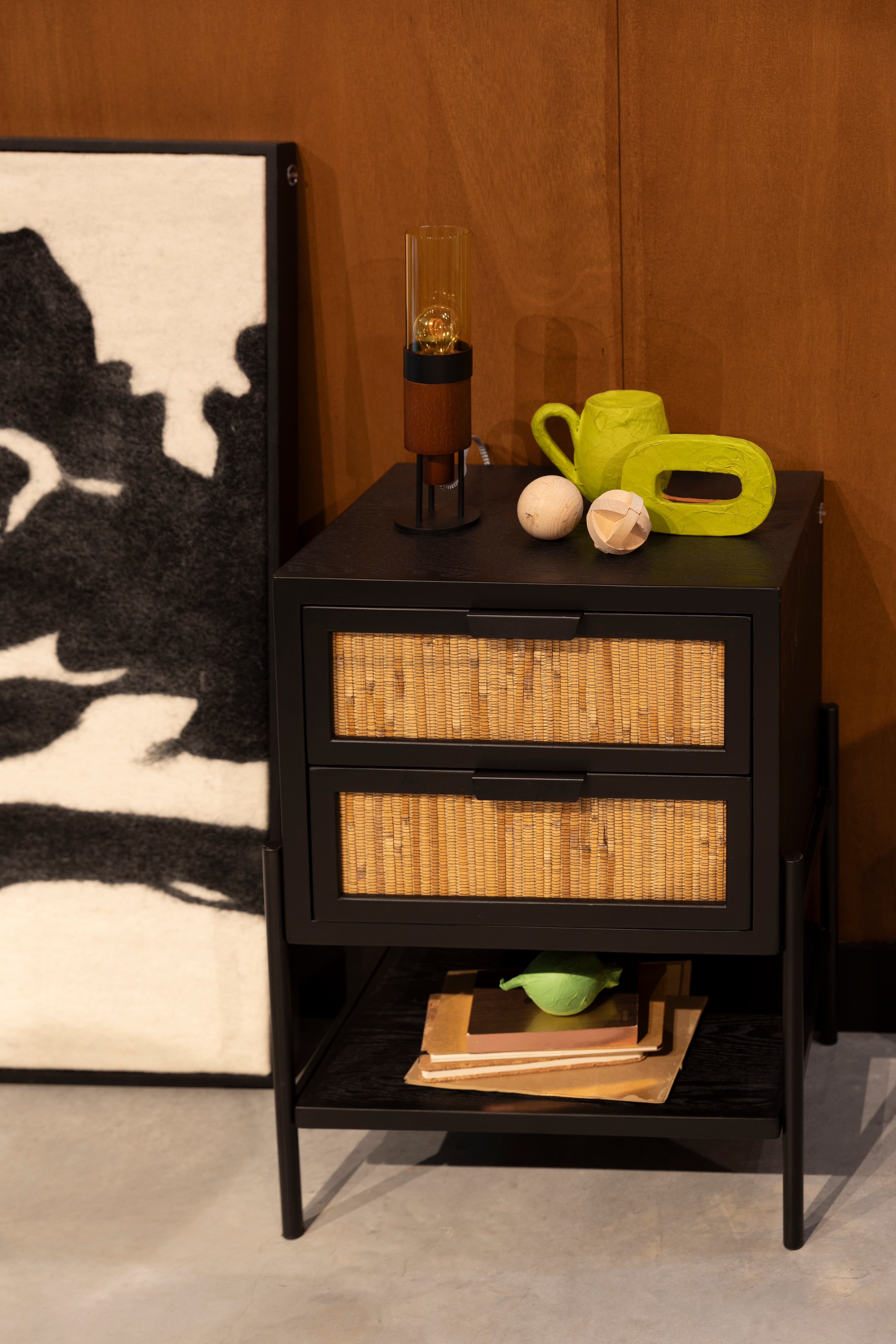 Side Table / Bedstand Yasu Black