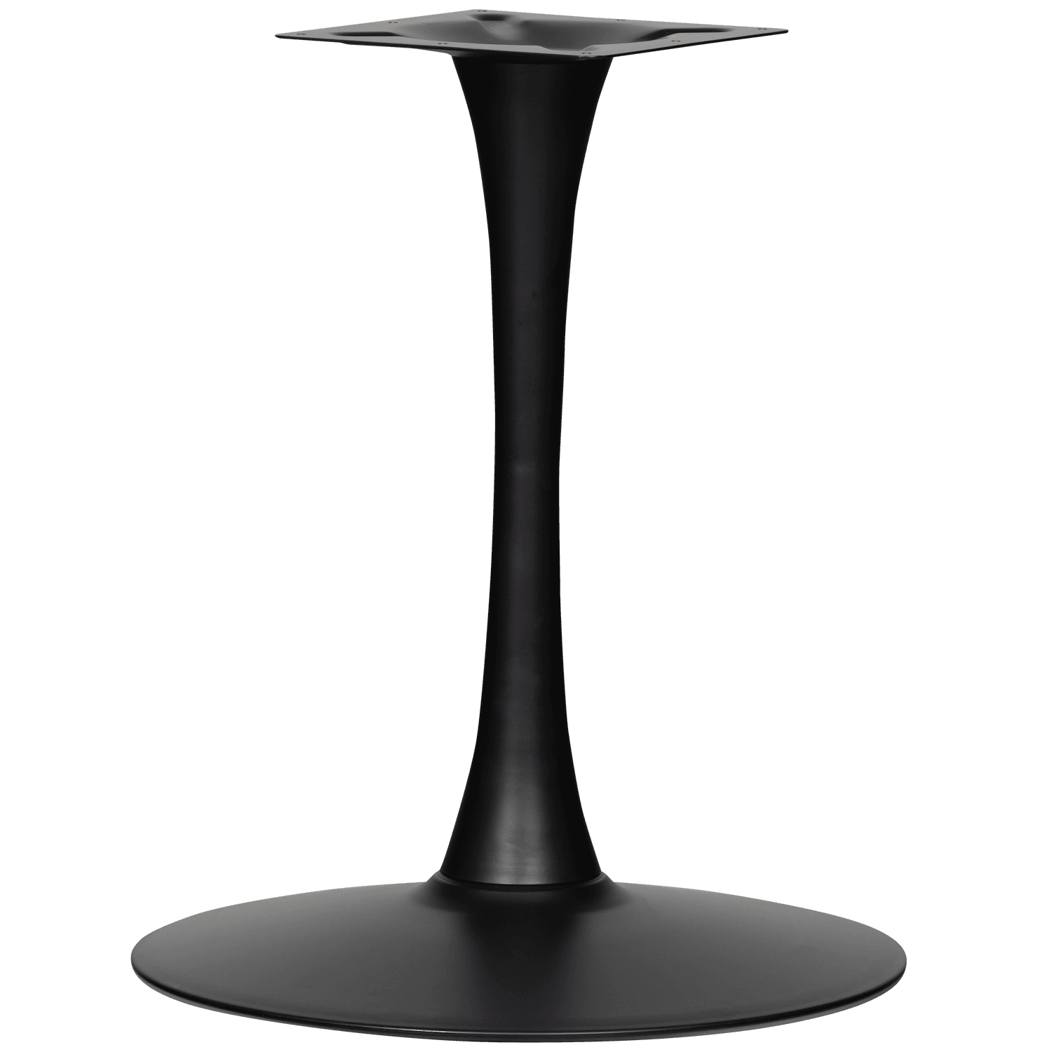 BISTRO TROMPETVOET METAAL MATZWART 72XO60 CM