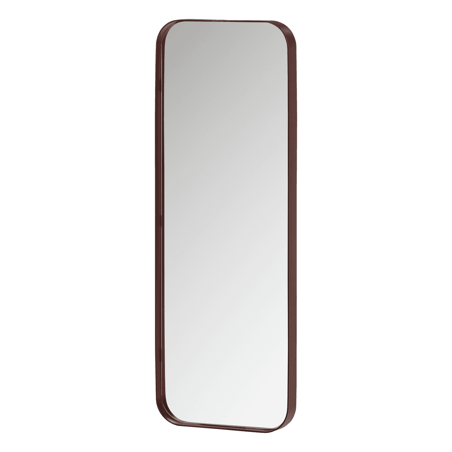 DOUTZEN SPIEGEL 110X40 CM METAAL BORDEAUXROOD