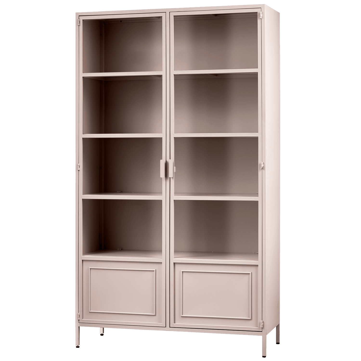 RONJA VITRINEKAST XL METAAL SOFT PINK