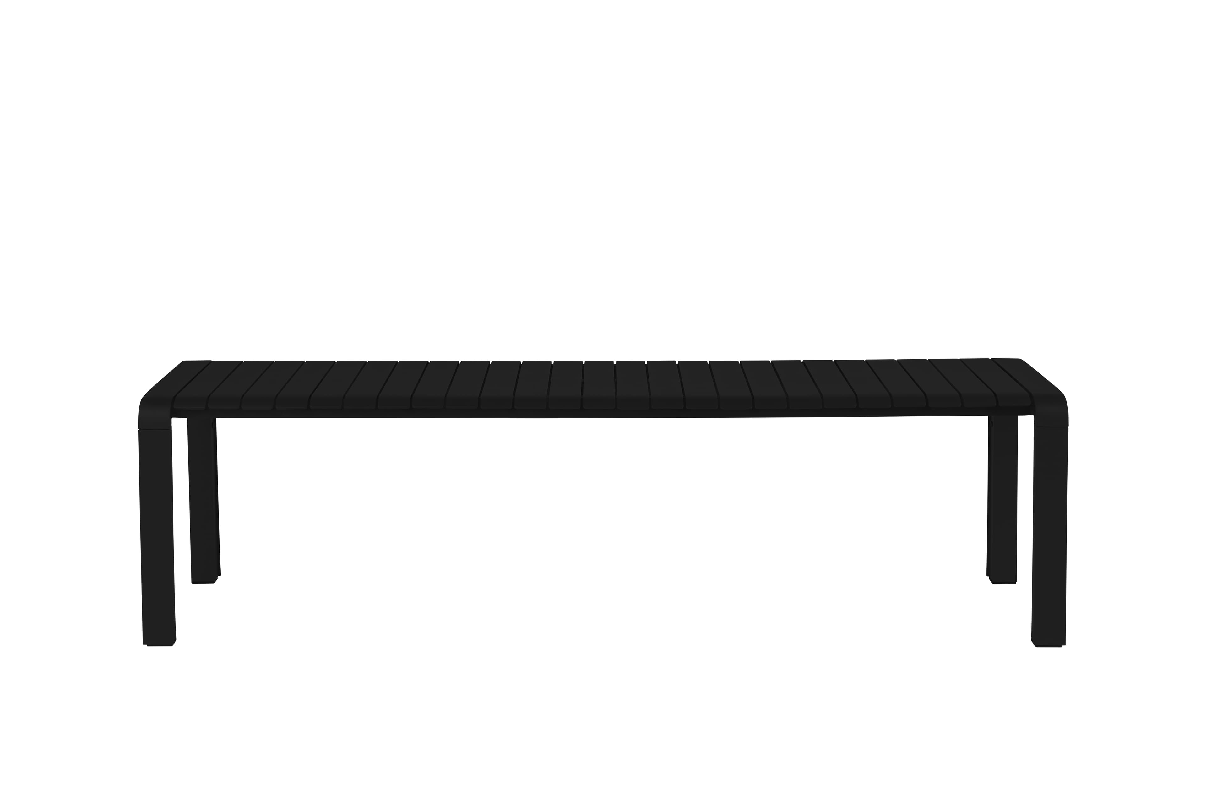 Garden Bench Vondel 175x45 Black - afbeelding 1