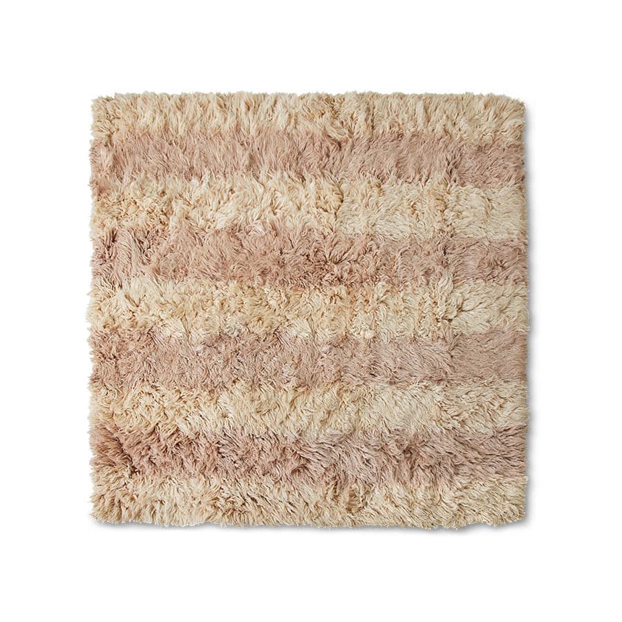 Fluffy square rug shore (250x250cm) - afbeelding 1
