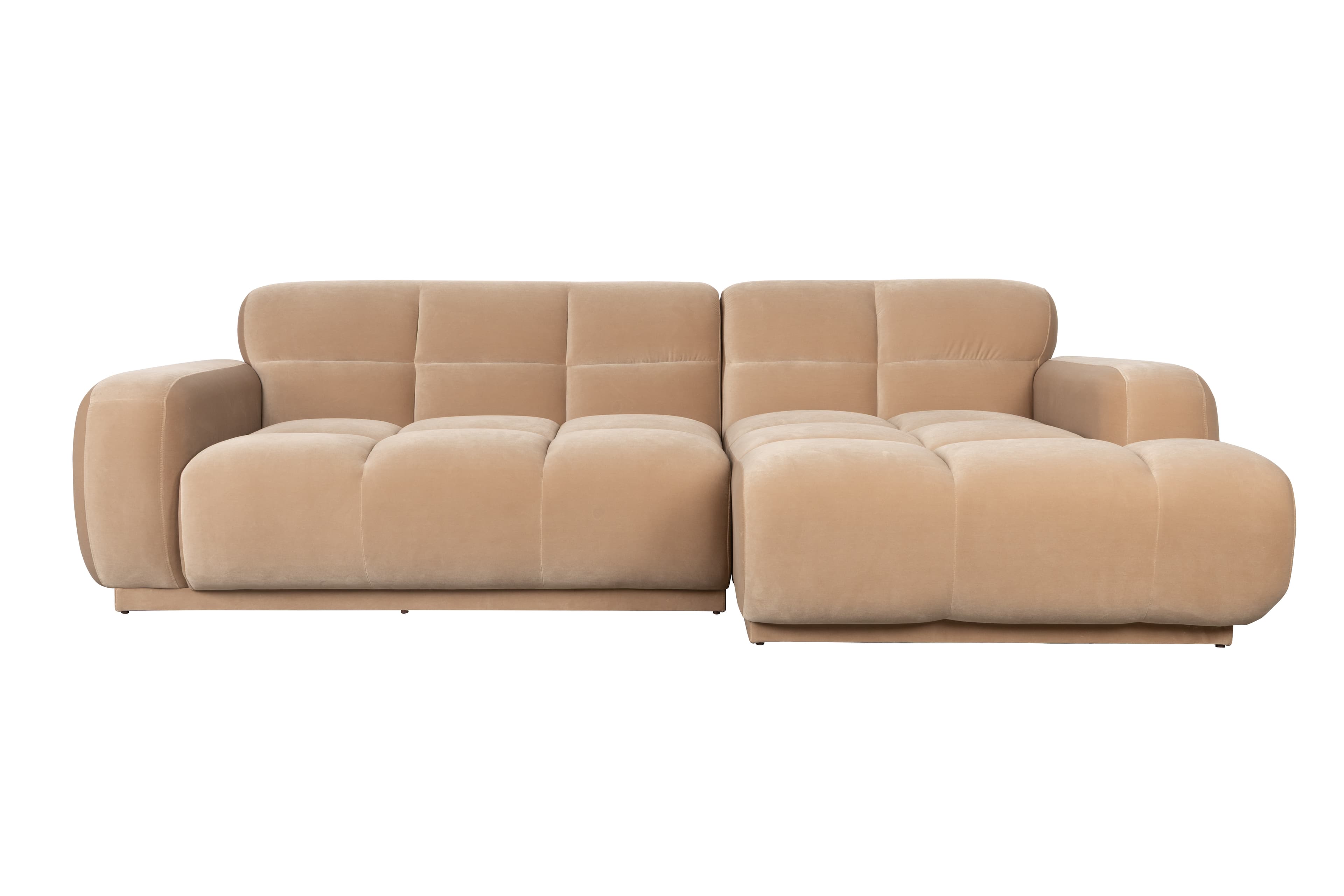 Sofa Hazel Right Chaise Longue Beige - afbeelding 1