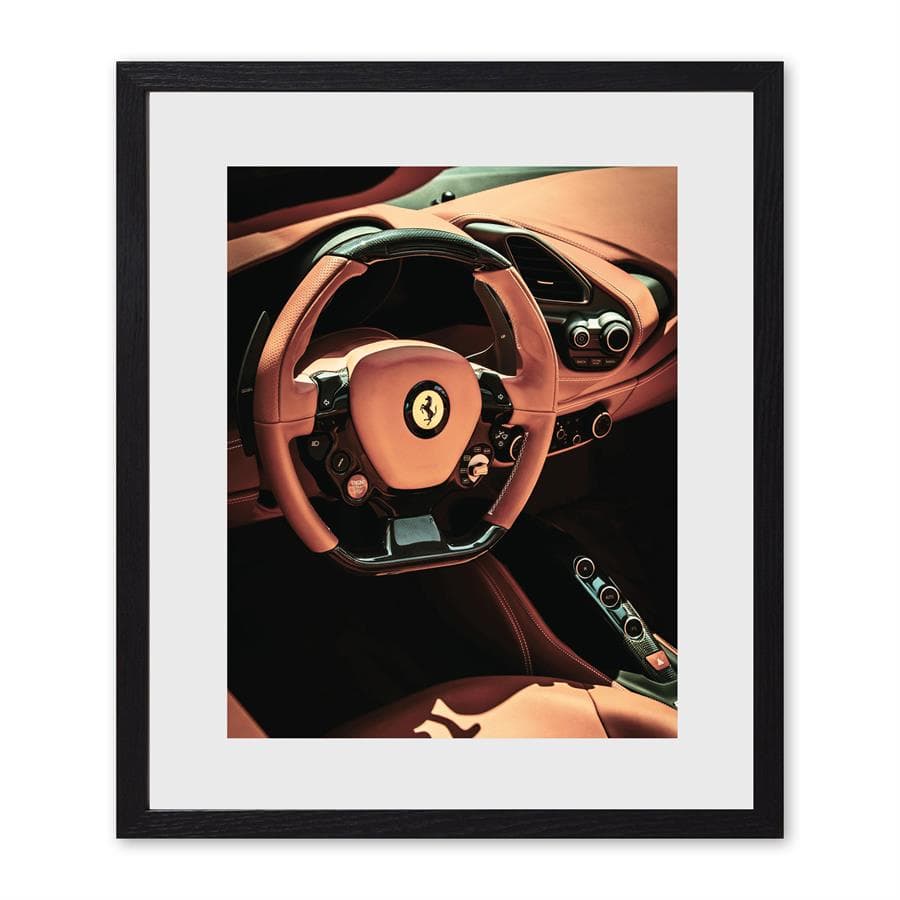 Wall Art Red Ferrari 50x60