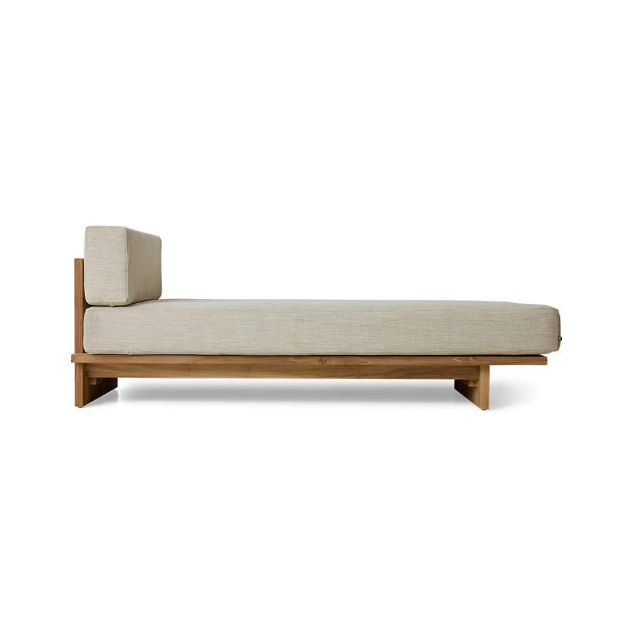 Outdoor daybed teak
