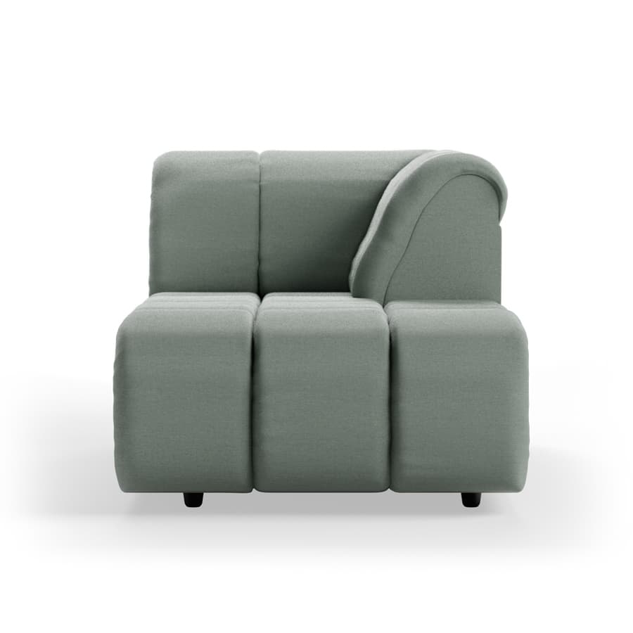 Wave couch: element right divan, dallas
