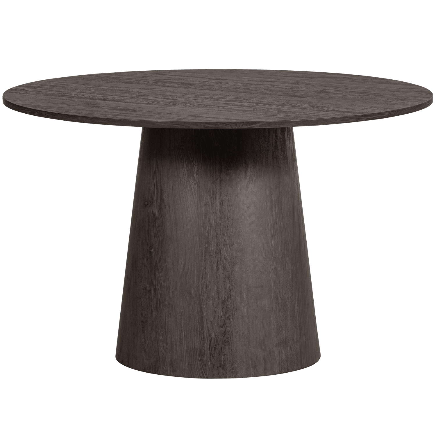 MAAN EETTAFEL ROND MDF DONKERBRUIN O120 CM