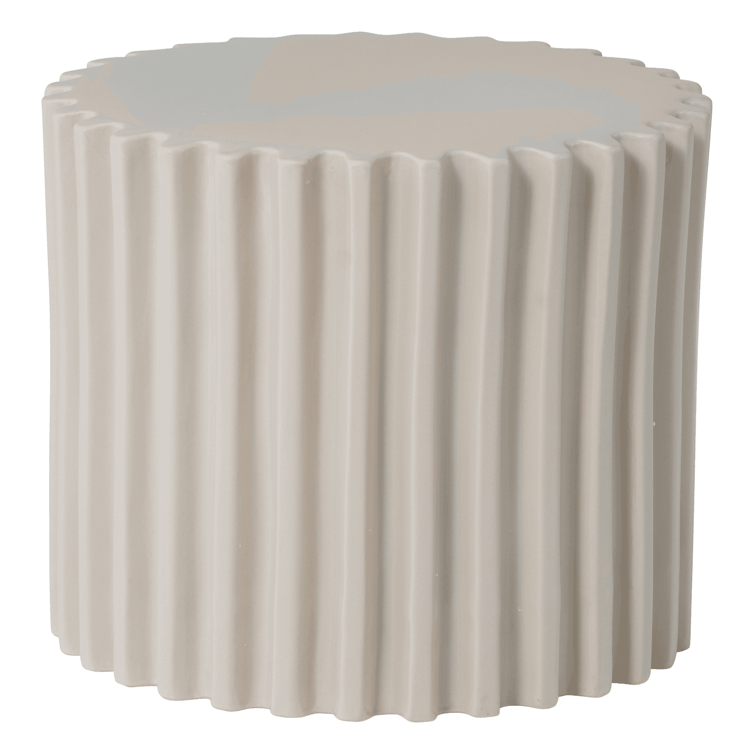 GROOVES DECORATIEVE BIJZETTAFEL KERAMIEK ZAND