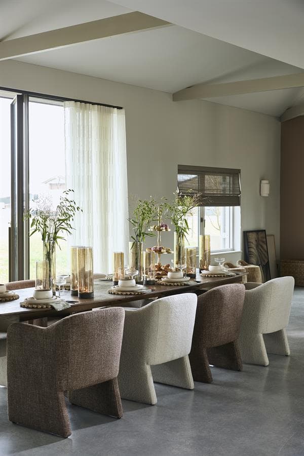 Napoli Dining Armchair Brown