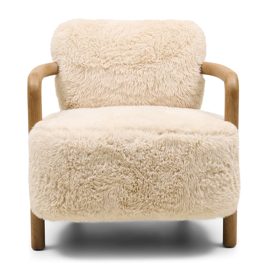 Lech Armchair, Cloud Fur, Off White