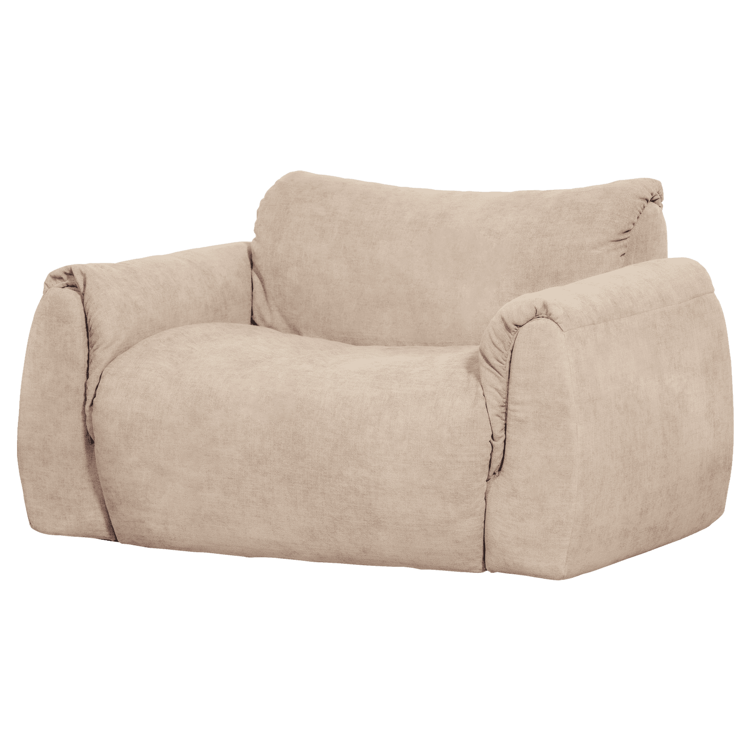 BAGGY LOVESEAT GEWEVEN CHENILLE ZAND