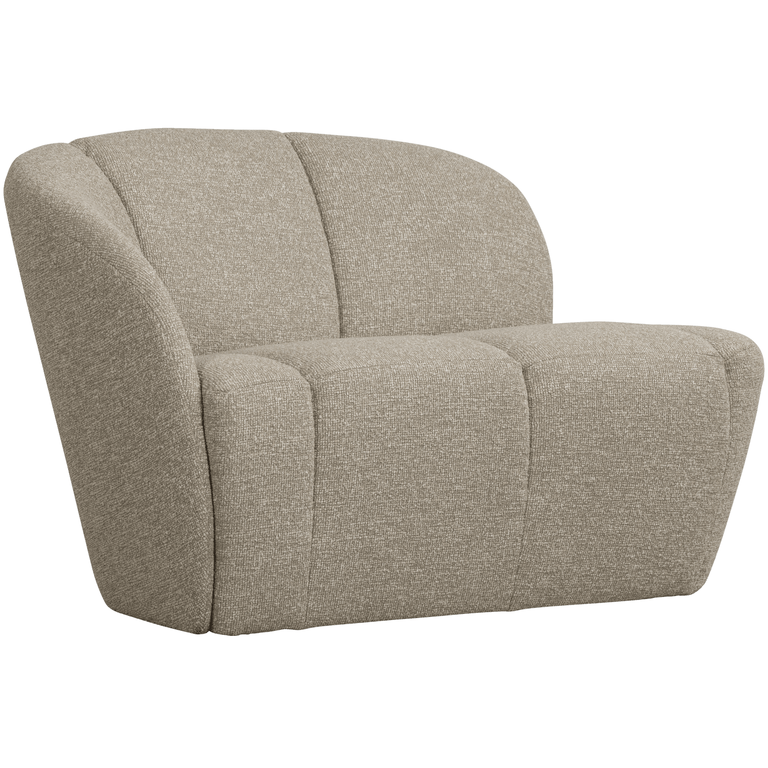 MOJO 2-ZITS BANKJE LINKS BOUCLE BEIGE MELANGE