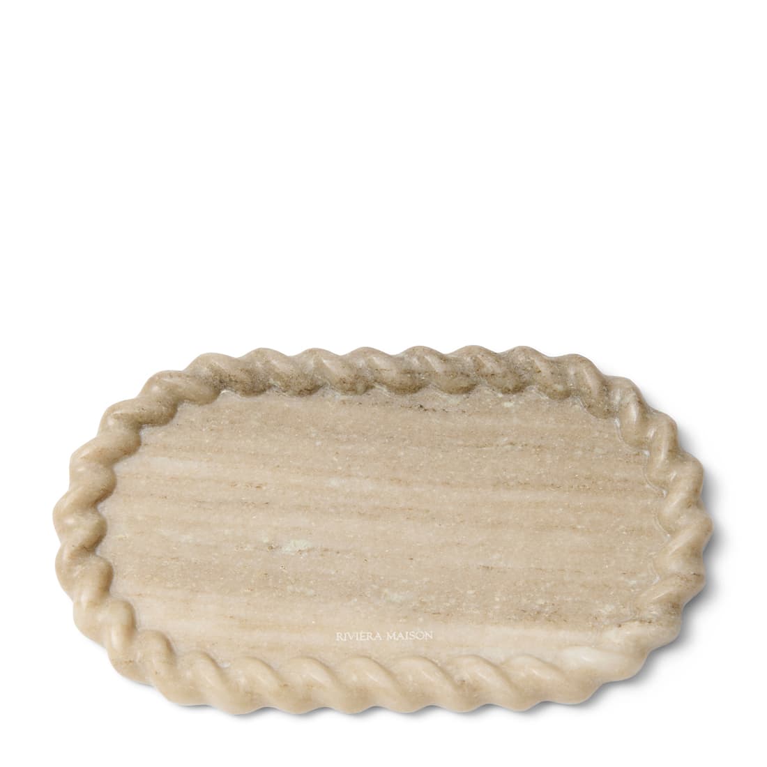 Ribani Marble Twisted Tray 25x15