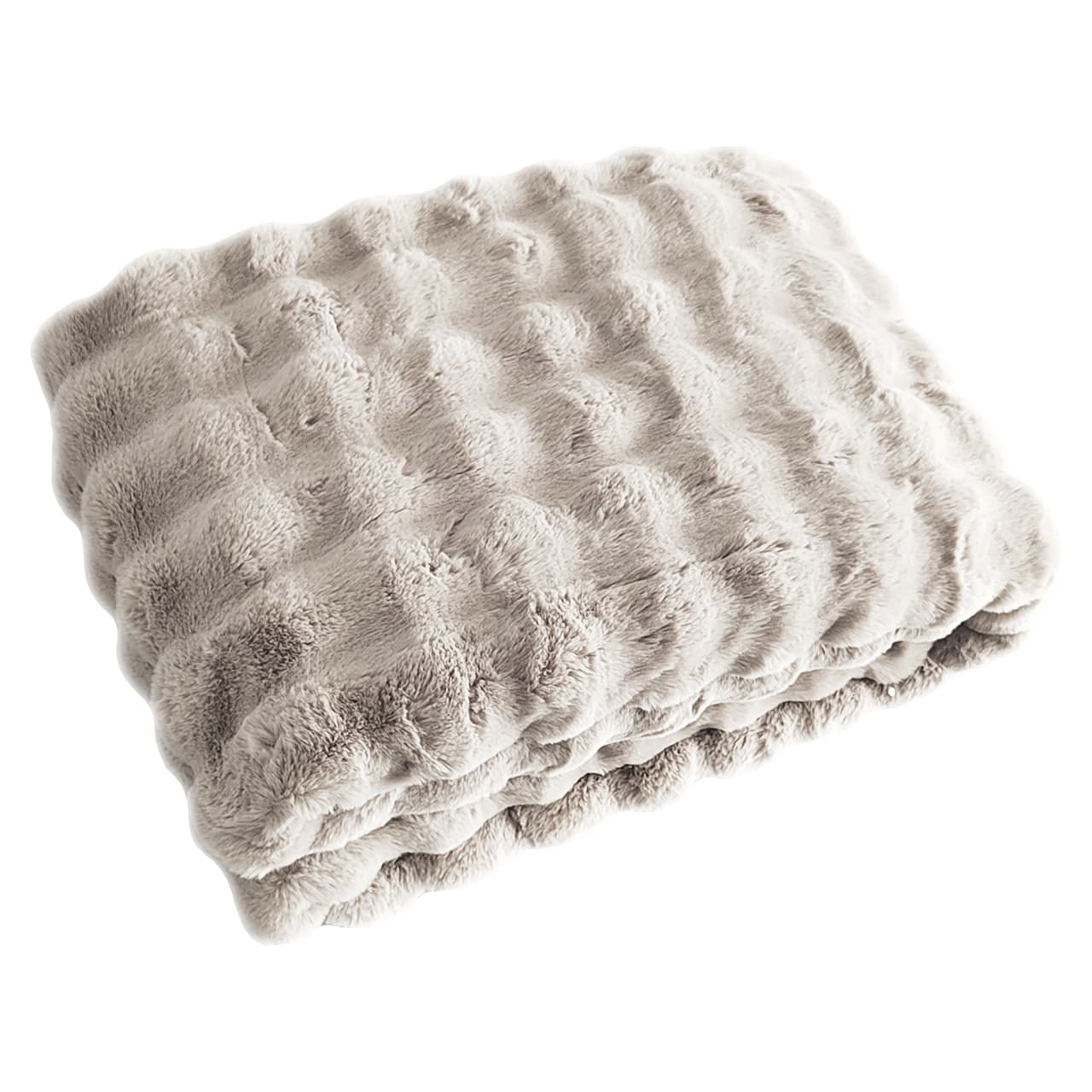 Plaid Cosy Fluff cream 200x300