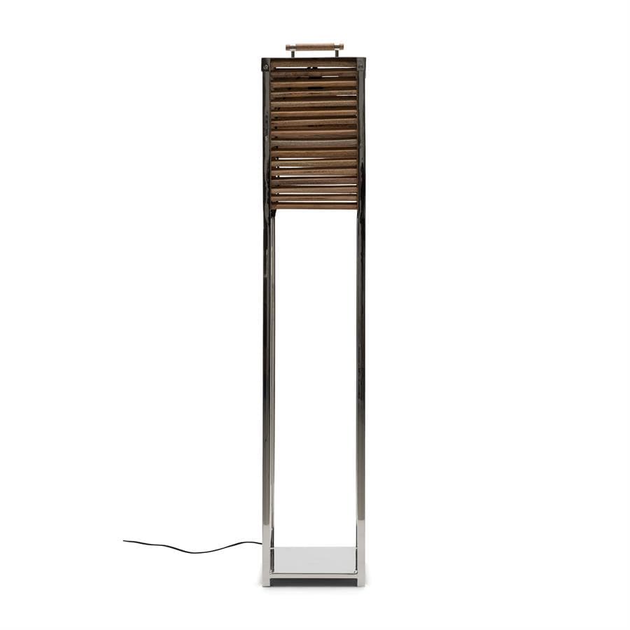 Ocean Cay Shutters Floor Lamp silv