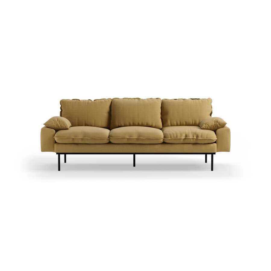 Retro sofa: 3-seats, cocoon