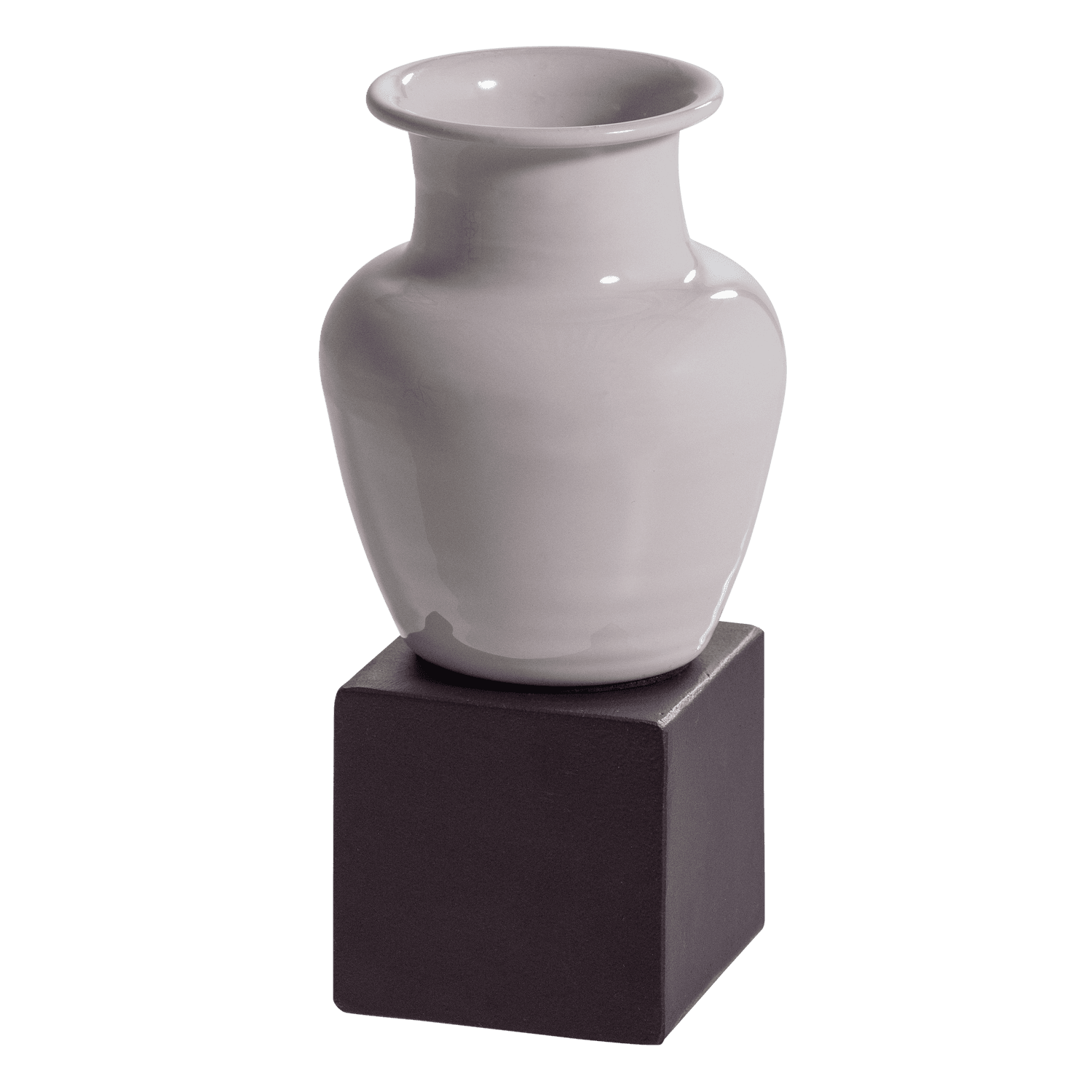 NUMO WANDDECO SET VAAS/KUBUS 21X10 CM METAAL PAARS