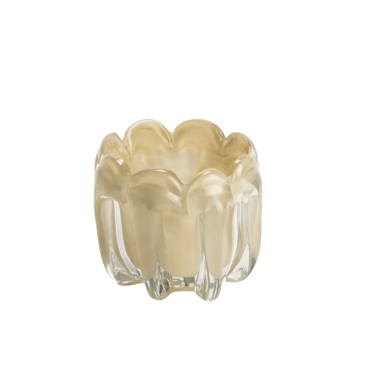 Waxinelichthouder Savennieres 11,5x9cm - beige