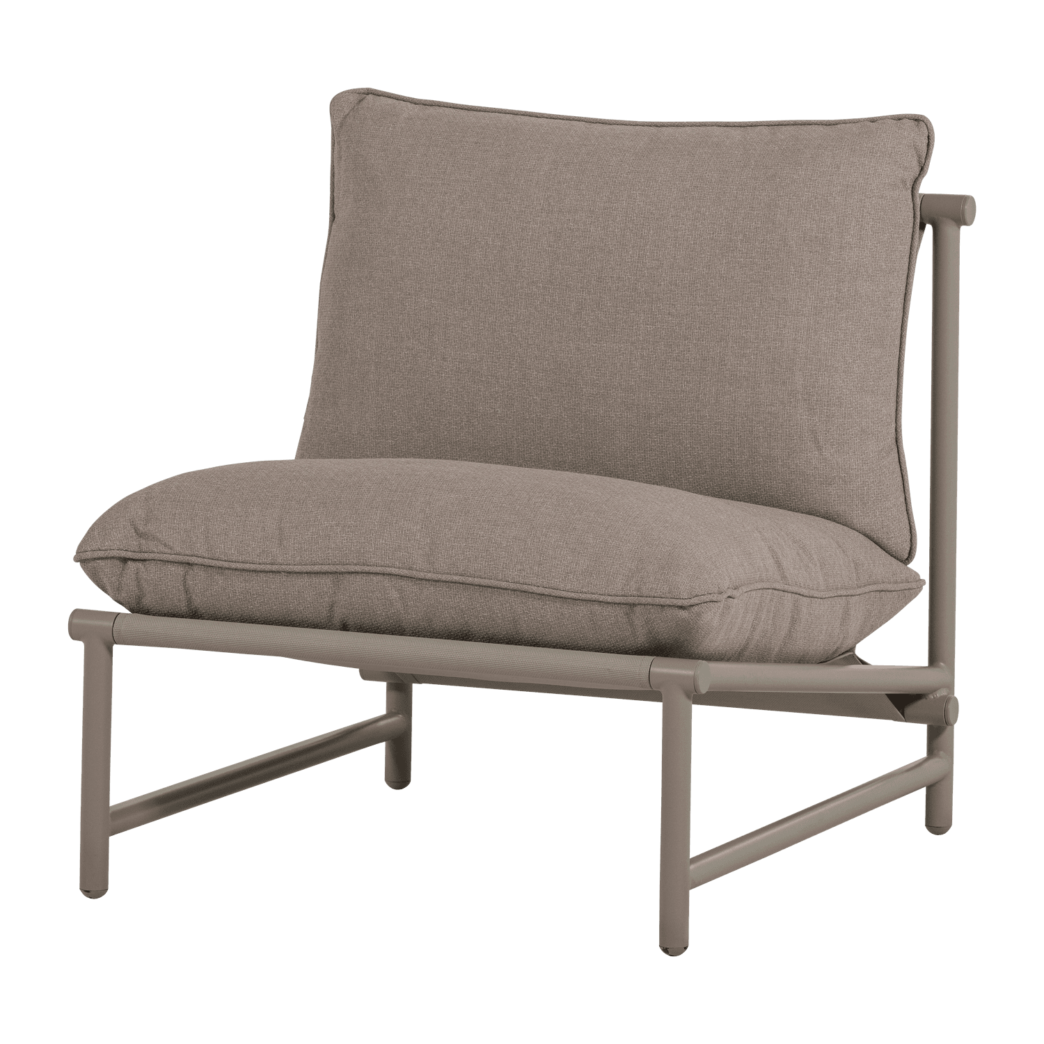 ELVO TUIN LOUNGESTOEL ALUMINIUM ZAND
