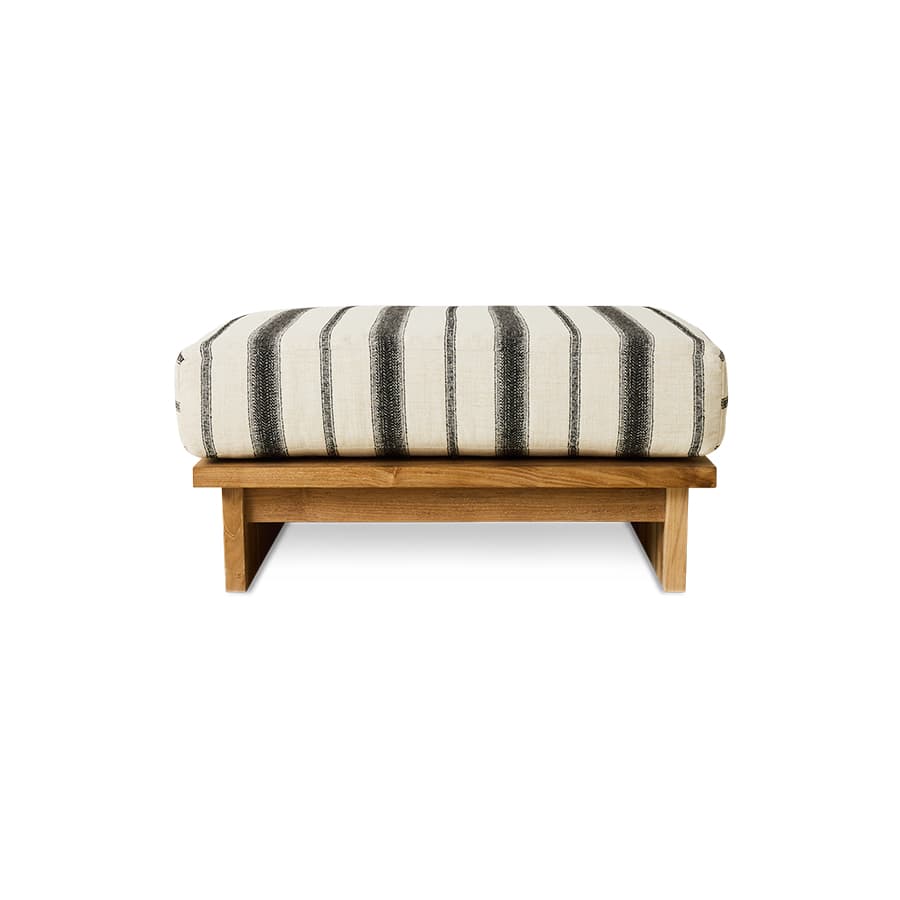Outdoor hocker teak