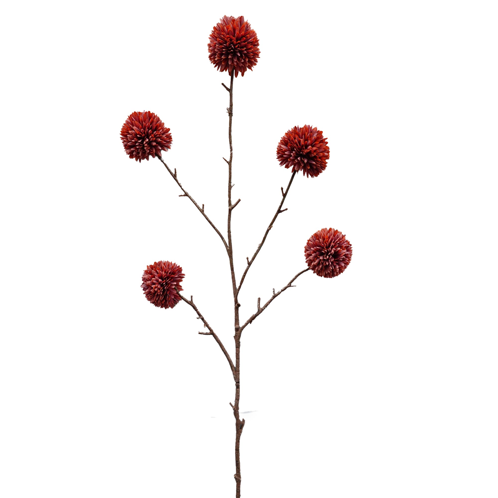 Pompom 100 cm - burgundy