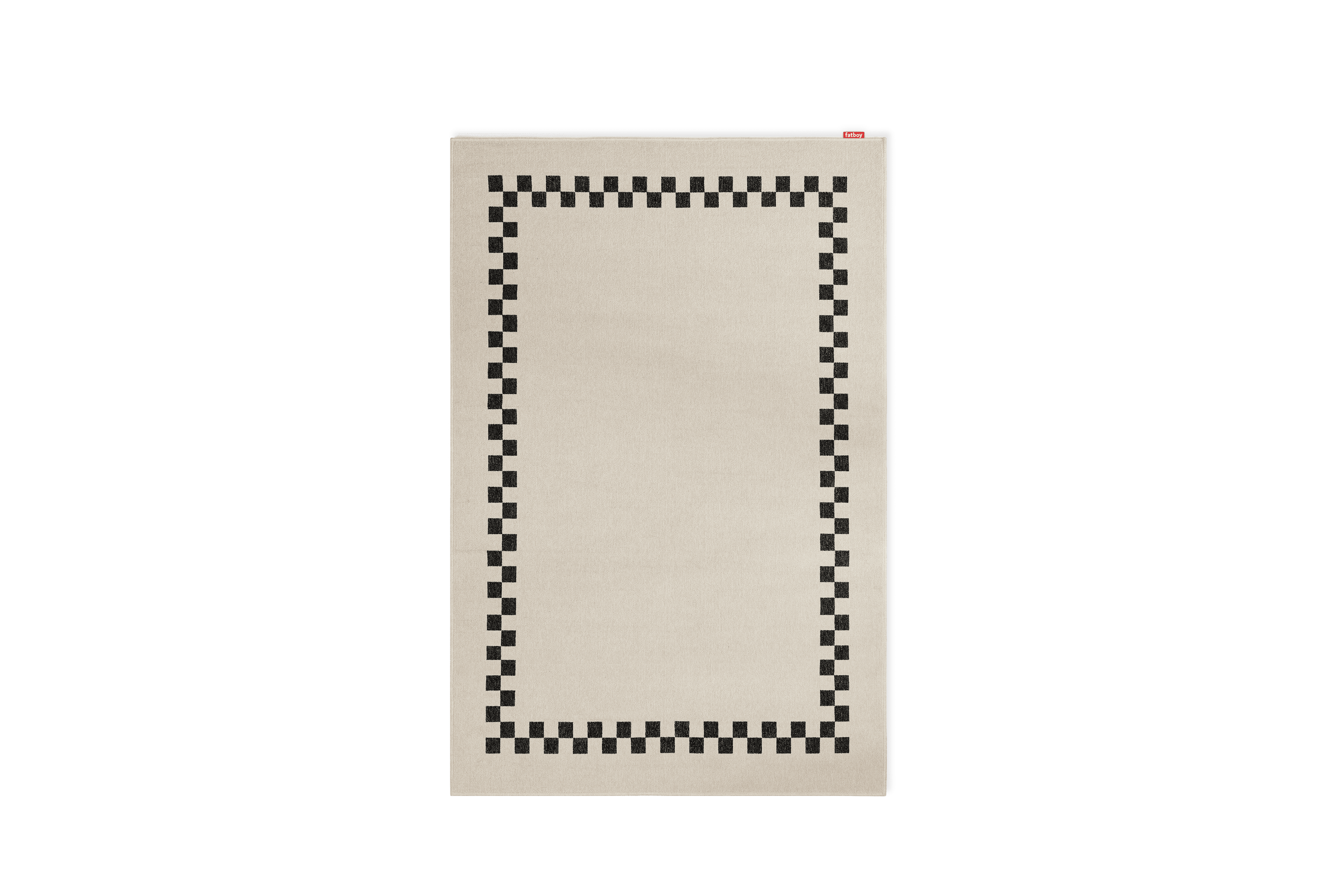 Carpretty Petit Check Border Anthracite/creme