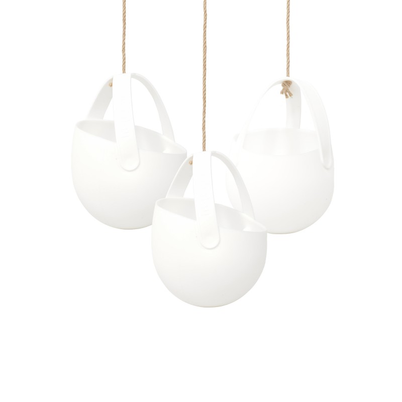 Sling hangplantenbak Off White (3 stuks)
