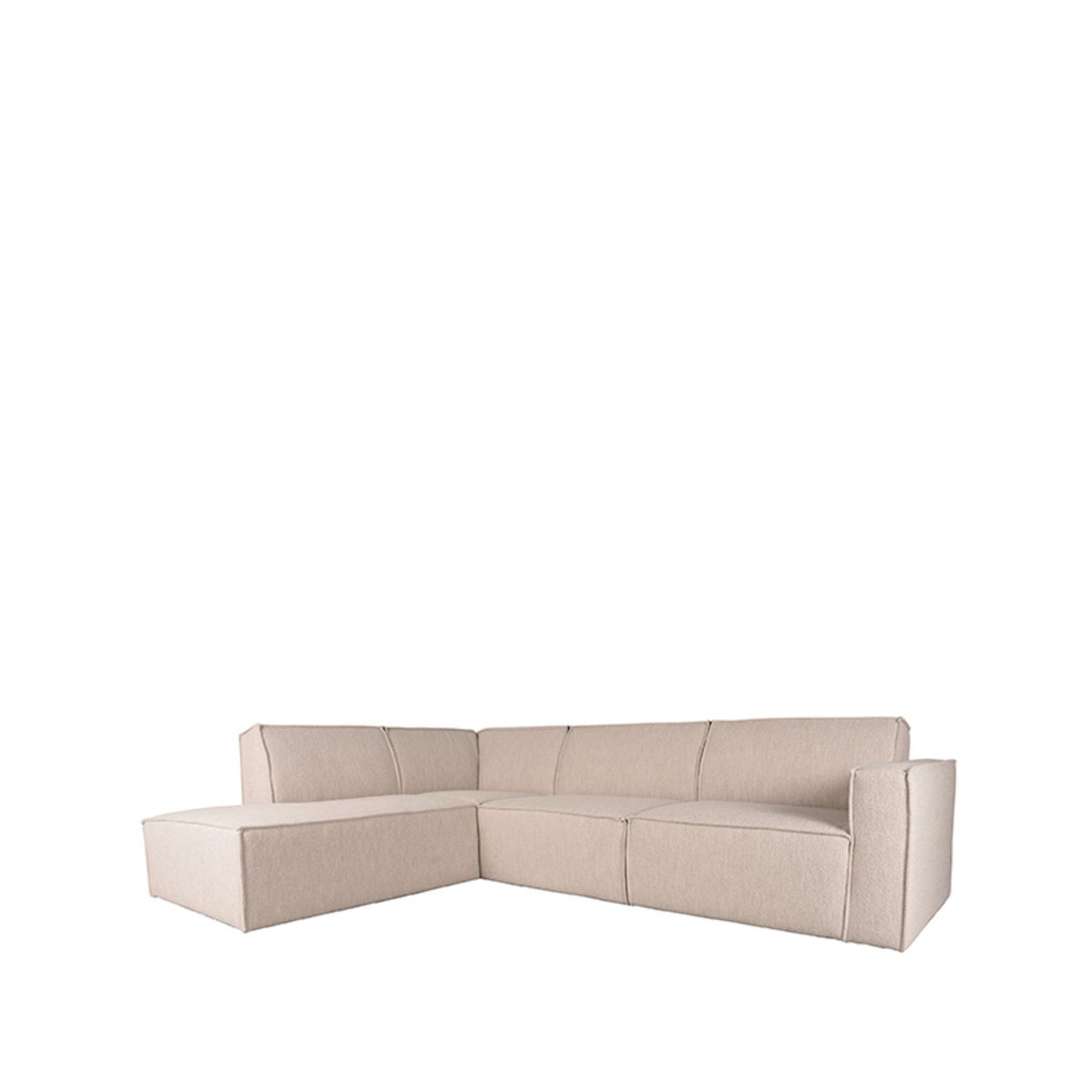 Hoekbank Kay - Naturel - Boucle - Links