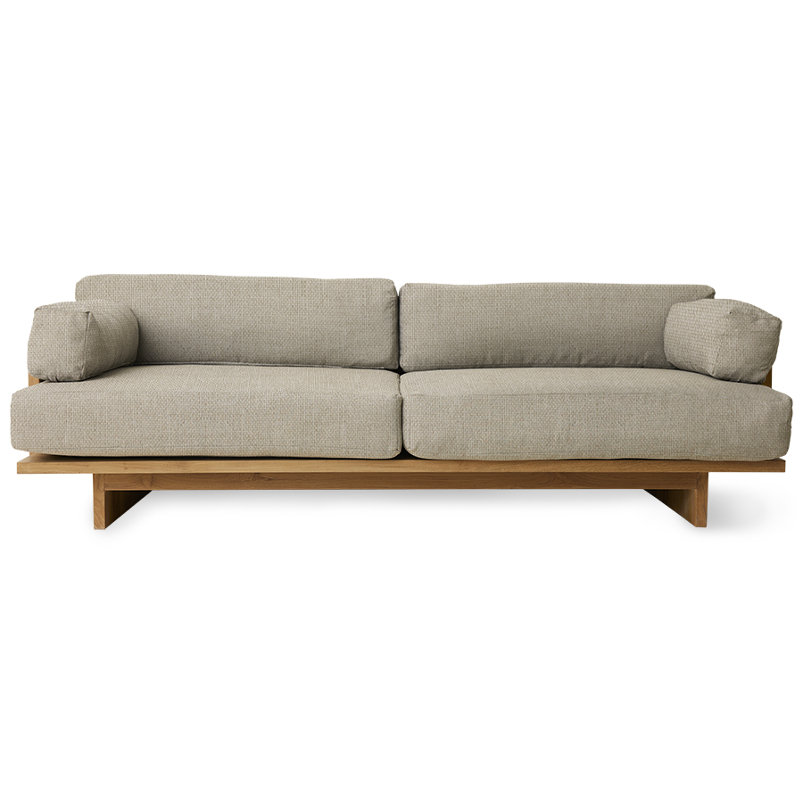Outdoor sofa teak, natural